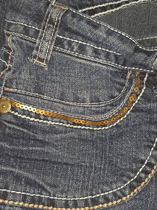 Wallflower Womens Dark Wash Denim Jeans With Squence Size 18 - Picture 4 of 8